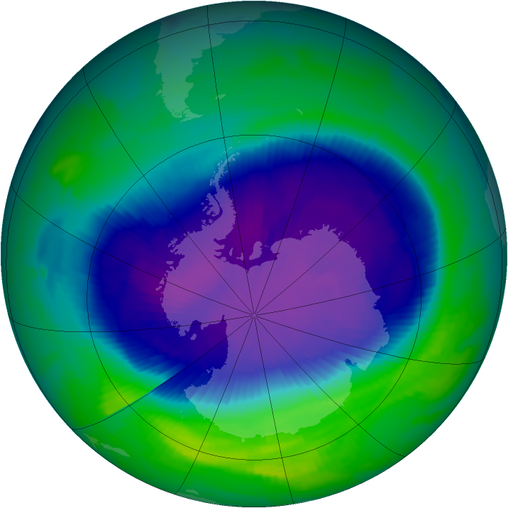 Ozone Map 1997-09-30